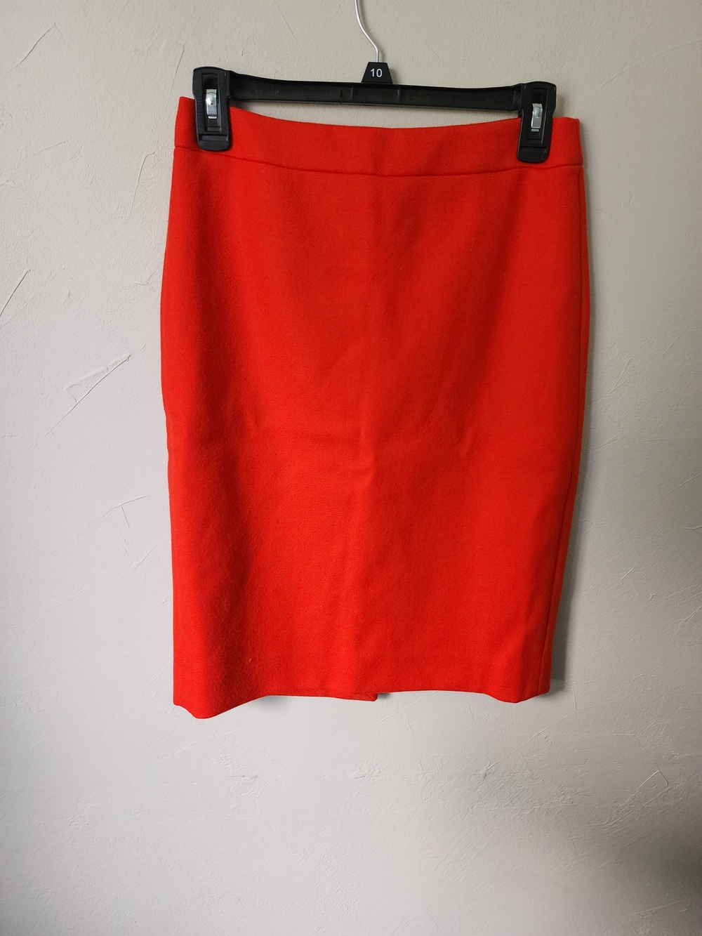 J.Crew Classic No. 2 Pencil Skirt in Bright Red Size 0